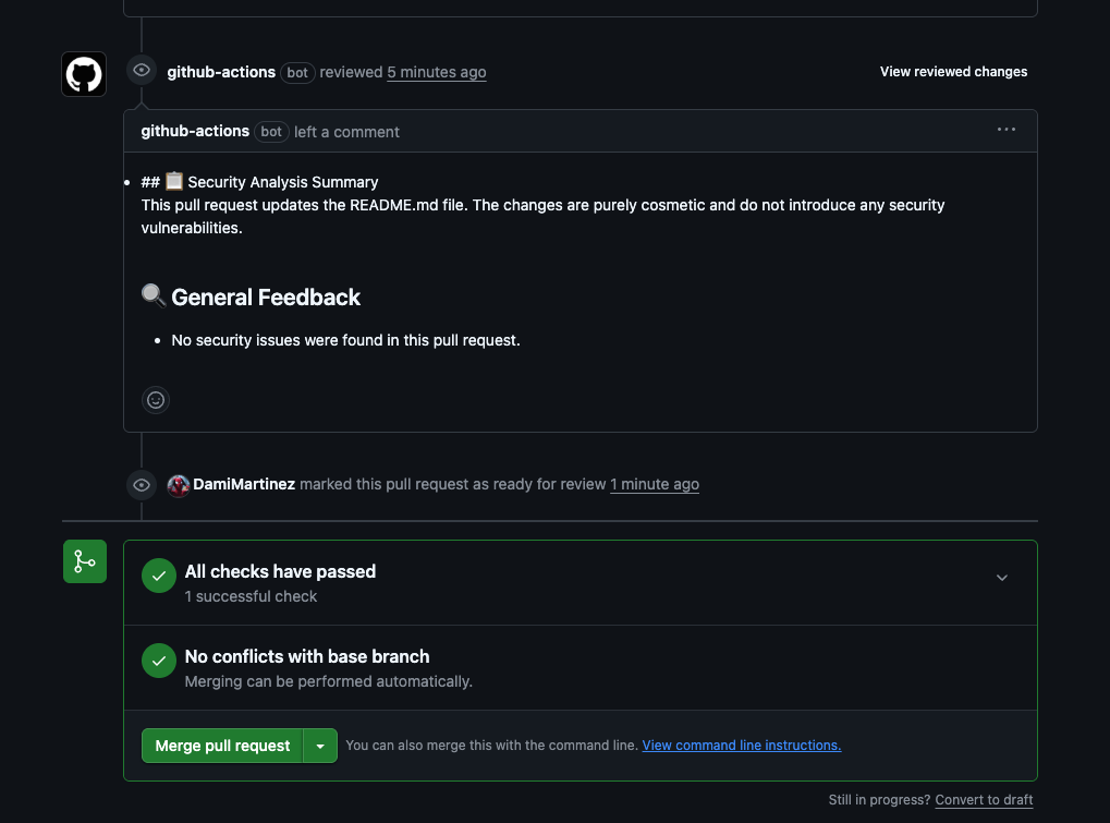 GitHub Actions workflows running