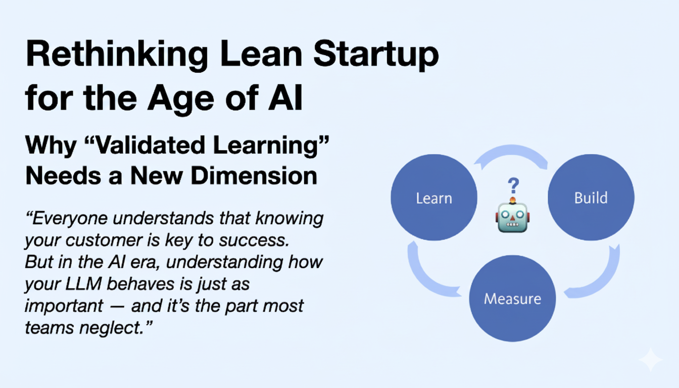 Build Measure Learn cycle with AI
